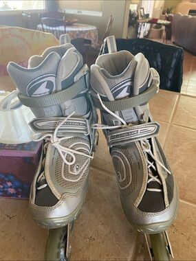 Rollerblade Kids Silver-Grey Inline Skates